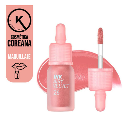 Peripera Tinte Labial Ink Airy Velvet Labios Cosmética Corea