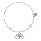 Pulsera Mickey Mouse Disney Oficial Arcoíris Manos Corazón