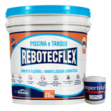 Rebotec Flex Piscina 20kg / 20 Kg + 10 Mts Tela Rodapé