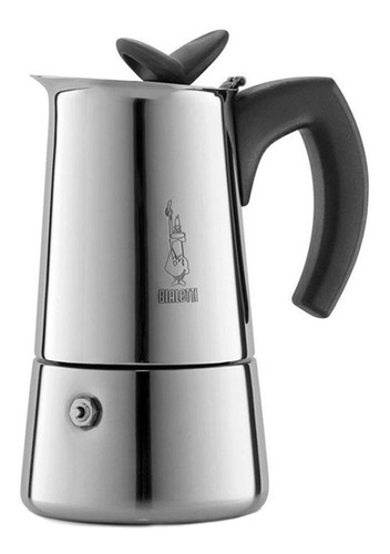 Cafetera Bialetti Musa 6 Cups Manual Acero Inoxidable Italiana