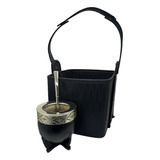 Canasta Matera Simil + Mate Imperial + Bombilla Acero Inox