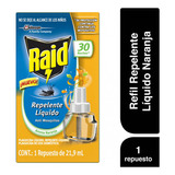 Insecticida Líquido Raid Aromatizante Naranja Repuesto 21.9ml