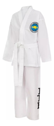 Dobok Taekwondo Traje Uniforme Gup Entrenamiento+ Cinto Bco 