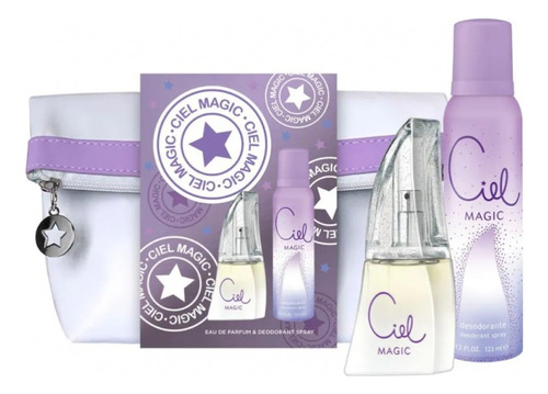 Set Ciel Magic Perfume Desodorante Bolso Mujer Original