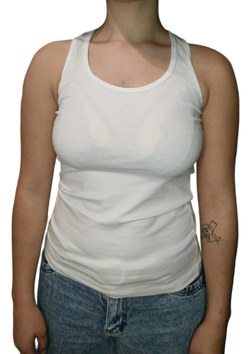 Musculosa Basica Lisa Mujer Dama Gym Deportiva 107-1 Palermo