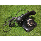 Antiguo Teléfono Baquelita Negro