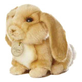 Peluche De Conejo Orejón De Aurora Miyoni Lop, 8 Pulgadas