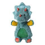 Mary Meyer Pebblesaurus Lovey Soft Toy, Blue Triceratops Din