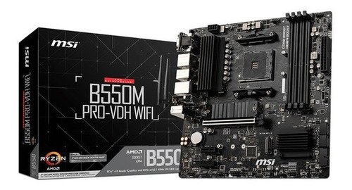 T. Madre Msi B550m Pro-vdh Wifi, Chipset Amd B550m