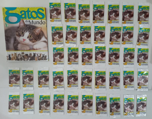 Álbum De Figurinhas Gatos Do Mundo Com 200 Figurinhas