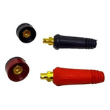 Bornes Para Soldadora Inversora 200amp Conector Rapido 2pz Color Rojo Y Negro