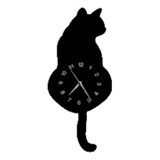 Reloj De Pared Diseño Gato Sentado