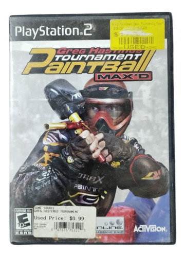 Greg Hastings Tournament Paintball Max'd Juego Original Ps2