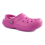 Crocs Classic Lined Clog Fucsia Mujer