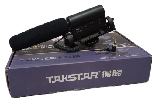 Microfone Direcional Takstar Sgc-598 Dslr Canon Nikon Sony