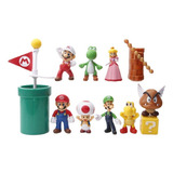 12pcs Super Mario Bros Figura Juguete Niños Navidad Regalo