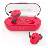 Audífonos Inalámbricos Bluetooth True Hypergear Active Color Rojo