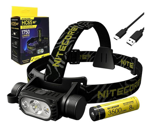 Lampara De Cabeza Nitecore Hc65 V2 1750 Lm 165m Recargable