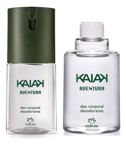 Perfume Deo Corporal Kaiak Aventura Masculino 100ml + Refil