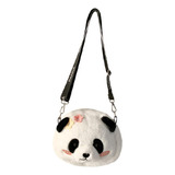 Bandolera Panda Para Mujer, Bandolera Panda Con Cremallera [