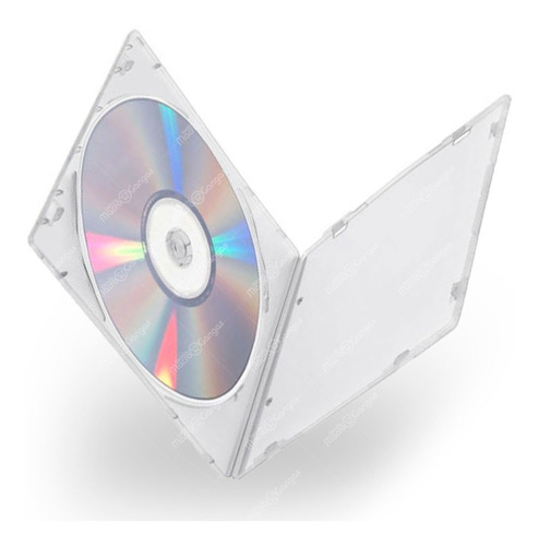 Caja Estuche Transparente Para Cd Dvd Pack X 10