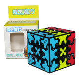 Cubo Rubik Qiyi Gear 3x3 Tricolor Engranajes Tiled Sandwich