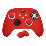 Capa De Silicone Controle Xbox Series S / X + 2 Grips