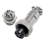 Conector Din Ficha Macho Y Hembra Chasis Microfono 5 Pines