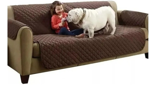 Fundas,cubre Sofa Sillon 3 Plazas Para Mascotas Reversible