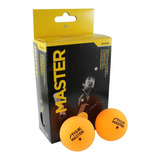 6 Pelotas Ping Pong Master Plastico Pin Pon 