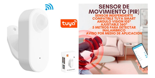 Sensor De Movimiento (pir) - Independiente - Tuya Smart