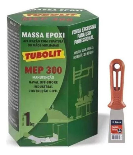 Massa Epoxi Tubolit Mep 300 1kg