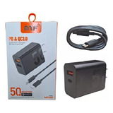 Cargador 50w Super Rapida Con Cable Tipo C De Pared 