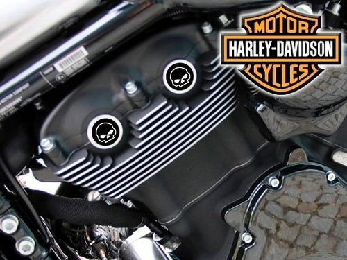 Emblema Circular Harley Davidson Autoadhesivo Extrafuerte Foto 3