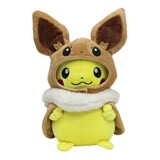 Peluche Pokémon Pikachu Cosplay Eevee Disfraz 30 Cm Nintendo