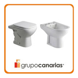 Juego Ferrum Bari Inodoro Corto, Asiento Y Tapa Y Bidet