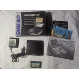 Game Boy Advance Sp Onyx Un Brillo En Caja 