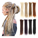 Dreadlocks Extensiones Rastas Tejidas Sintéticas 50u, 30 Cm