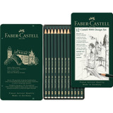 Lapices Grafito Faber Castell 9000  Set 12 