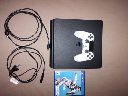 Sony Playstation 4 Slim 500gb Fifa 19 Color Negro Azabache 