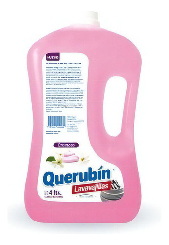 Detergente Lavavajillas Biodegradable Querubín Cremoso X4 Lt