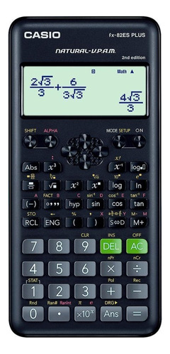Calculadora Científica Casio Fx-82 Es Plus Preto 252 Funções