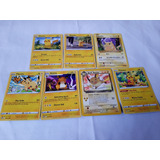 5 Tarjetas De Pikachu Y 2 De Raichu De Pokemon Tcg,original.