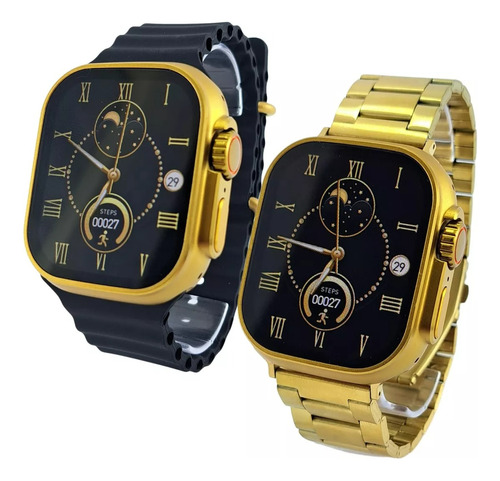 Relógio Smartwatch Gold Bw15 Ultra Max 2 Pulseira Masculino