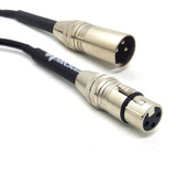 Cabo Xlr Macho X Xlr Fêmea 8 Metros Mecsom Profissional