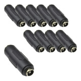 10 Adaptador Dc Hembra A Dc Hembra  Dc5.5 X 2.5 Mm 