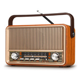 Prunus J120 Radio Retro Vintage Am Fm, Radio Portátil De Ond