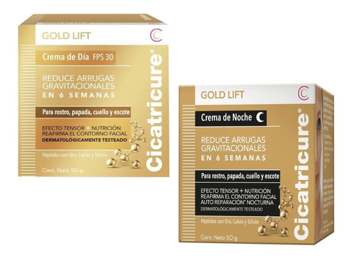 Cicatricure Gold Lift Crema De Dia Y Noche - Kit Completo