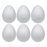 Crafjie Huevos De Espuma 6 Unidades 6 Pulgadas Huevos