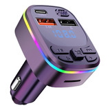 C11 Transmisor Receptor Bluetooth Fm Mp3 Cargador  2 Usb